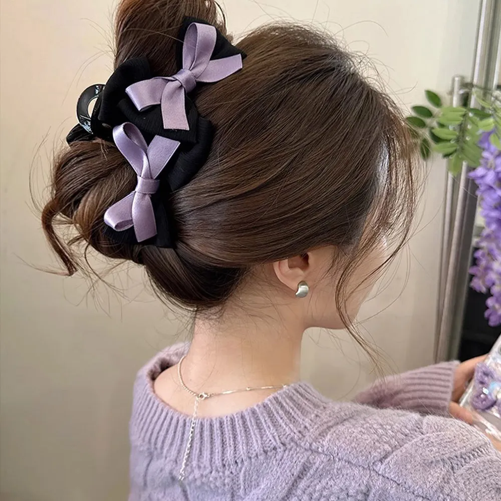 ダブルリボンヘアクリップ
