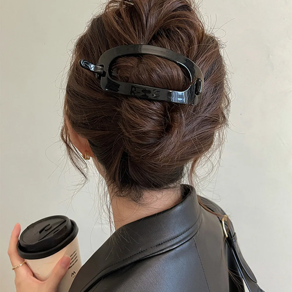 オーバルヘアクリップ