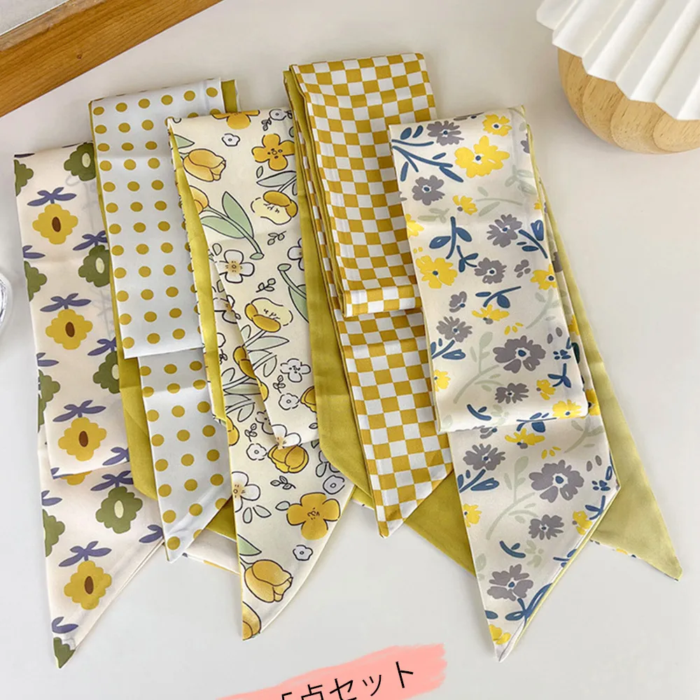 スリムスカーフ5本セット